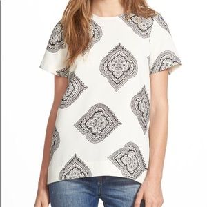 Madewell “Estate Paisley” Tailored Tee